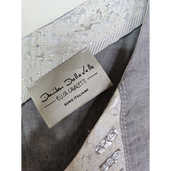 Elisa Cavaletti Patchwork Lace Fitted Dress women's size S Daniela Dallavalle - Picture 7 of 16